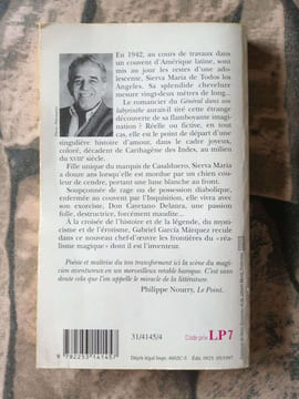 De l'amour et autres démons. Gabriel García Márquez