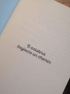 Il existera toujours un chemin