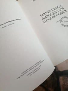 Parfois c'est le diable qui vous sauve de l'enfer