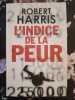 L'indice de la peur. HARRIS ROBERT