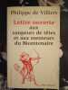 Lettre ouverte aux coupeurs de têtes et aux menteurs du bicentenaire. Villiers Philippe de