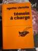 Temoin a charge. Christie Agatha