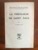 La théologie de saint paul. 
