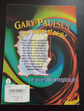 Le trésor englouti. Paulsen Gary Zimmermann Natalie