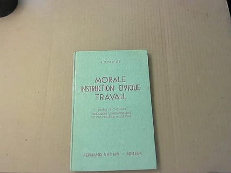 Morale instruction civique travail: initiation a la vie civique sociale economique et morale. classe de 5e. undefined