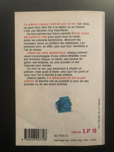 Un Prénom pour toujours: La cote des prénoms hier aujourd'hui et demain