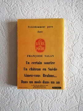 Bonjour traitresse. Françoise Sagan