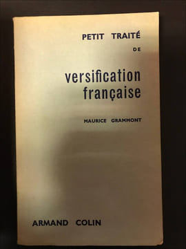 PETIT TRAITÉ DE versification française. ARMAND COLIN