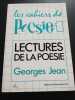 LES cahiers de Poésie1 - Lectures de la Poésie. GEORGES JEAN