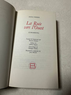 La ruee vers l'ouest. Edna Ferber