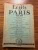 Ecrits de Paris Mai 1951 n°79. 