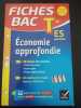 Fiches Bac Terminale: Economie Approfondie Terminale Es Specialite. Rimbert Franck