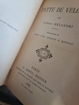 Patte de velours. Achille Melandre