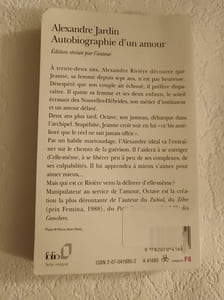 Autobiographie d'un amour