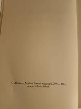 Autobiographie d'un amour. Alexandre Jardin
