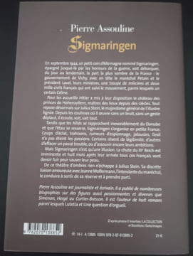 Sigmaringen: Roman. Assouline Pierre