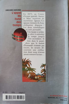 L'appel du fond des temps. Gregoire Horveno