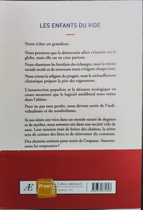 Les Enfants du vide - De l'impasse individualiste au réveil citoyen