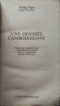 Une Odyssee Cambodgienne. NGOR Haing