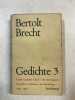 Gedichte 3 - 1930-1933. Bertolt Brecht