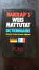 Dictionnaire Harrap's Allemand Francais / Francais Allemand - Weis Mattutat Complet. Nugue Christian  Mattutat Heinrich