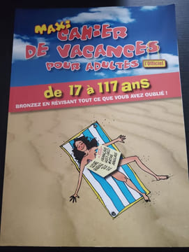 Cahier de vacances pour adultes ; été 2008. undefined
