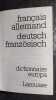Dictionnaire Europa - Français/allemand. 