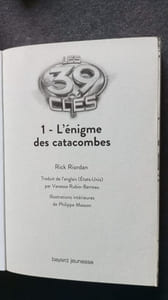 L'enigme des catacombes: L'énigme des catacombes