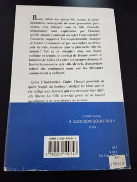 A Quoi Bon Souffrir. Chazal Claire