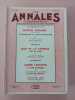 Revue Les annales des lettres françaises N° 22. 