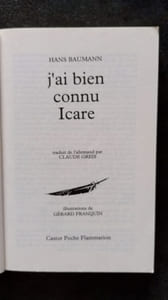 J'ai bien connu icare