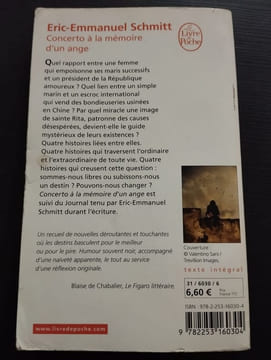 Concerto à la mémoire d'un ange. Schmitt Eric-Emmanuel