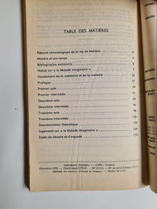 Le malade imaginaire de Molière