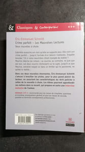 Crime parfait/Les mauvaises lectures: deux nouvelles a chute