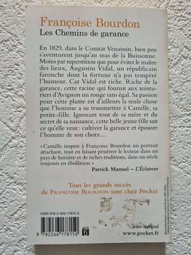 Les chemins de Garance. Françoise Bourdon