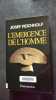 L'Emergence de l'Homme. Josef Reichholf