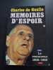 Memoires d'espoir - tome 1. De Gaulle Charles