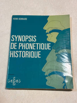Synopsis de phonétique historique. Henri Bonnard