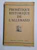 Phonétique historique du l'allemand. 