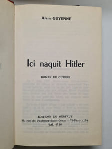 Ici naquit hitler