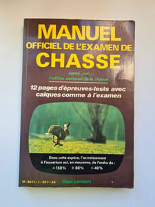 Manuel officiel de l'examen de chasse