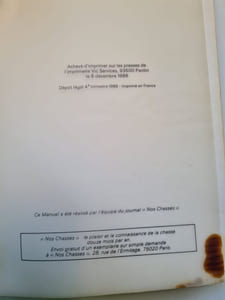 Manuel officiel de l'examen de chasse