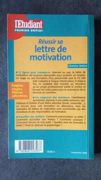 Réussir sa lettre de motivation. undefined