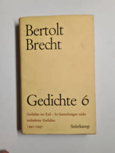 Bertolt Brecht: gedichte 6
