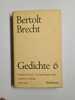 Bertolt Brecht: gedichte 6. Bertolt Brecht