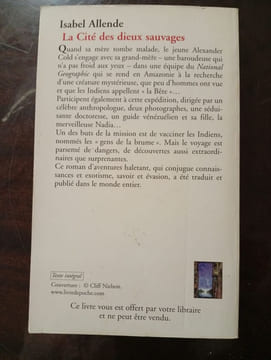 La Cité des Dieux sauvages. Isabel Allende