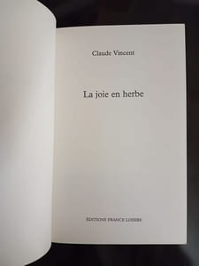 La joie en herbe
