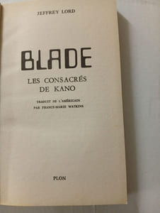 Blade 21 - Les consacres de Kano