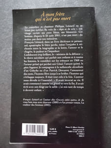 A mon frère qui n'est pas mort