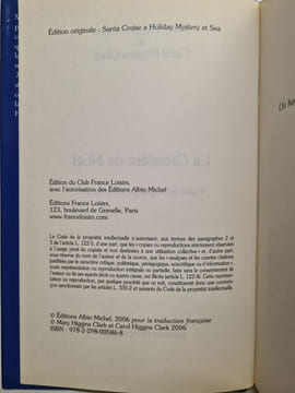 La croisière de noël. Higgins Clark Mary